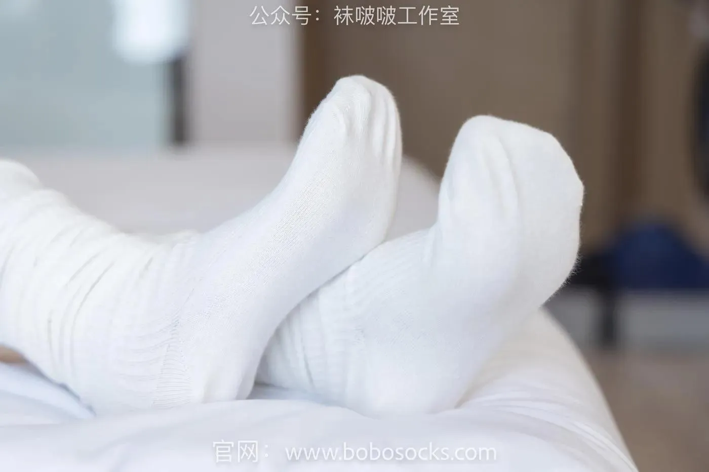 [BoBoSocks袜啵啵]NO.107 小安-平底鞋、白棉袜、肉丝 [140P]插图1